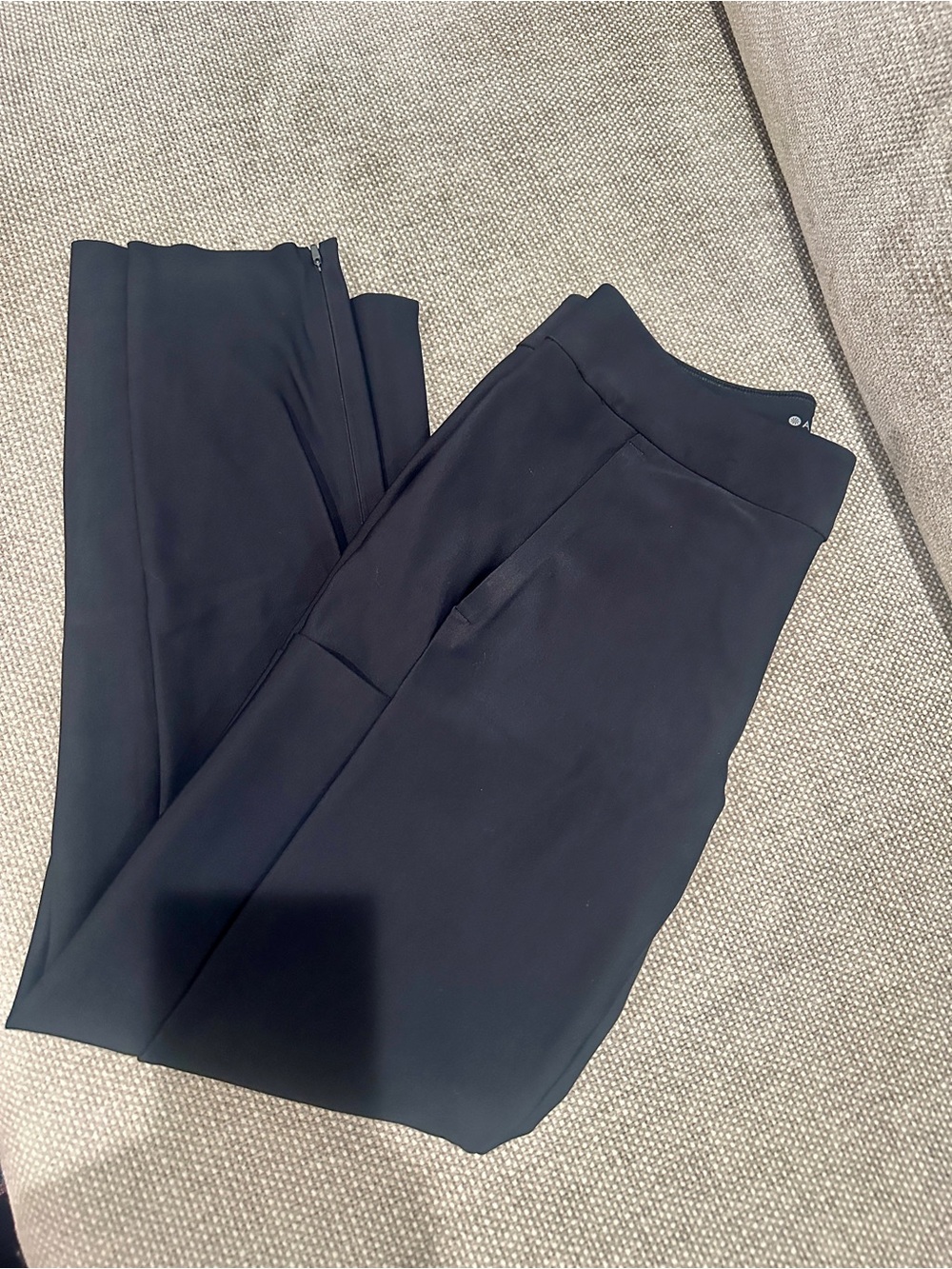 Athleta Black Tailored Pull-On Trousers
